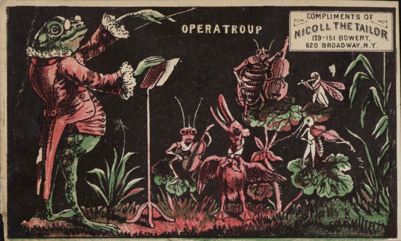 Toad Conducting Insect Band by American School