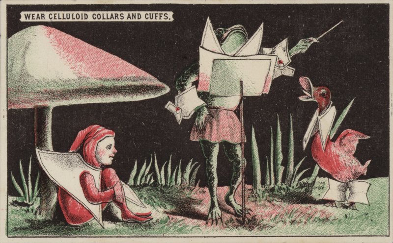 Toad Conducting a Singing Duck by American School