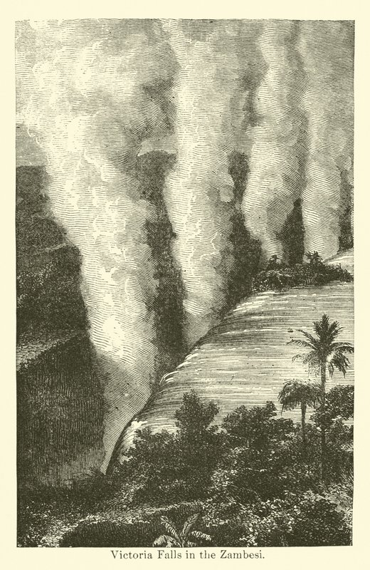 Victoria Falls in the Zambesi by American School