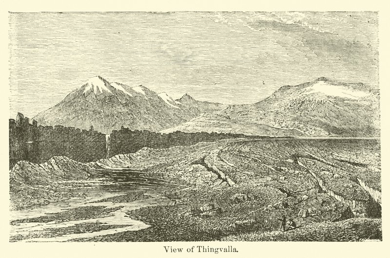 View of Thingvalla by American School