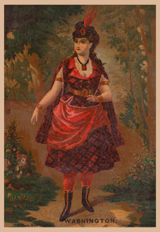 Woman in Red by American School