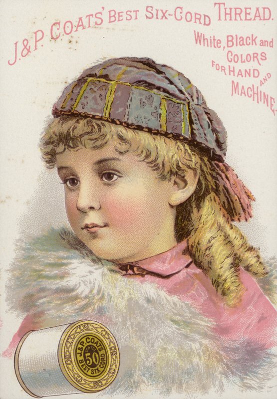 Young Girl in Hat and Scarf by American School