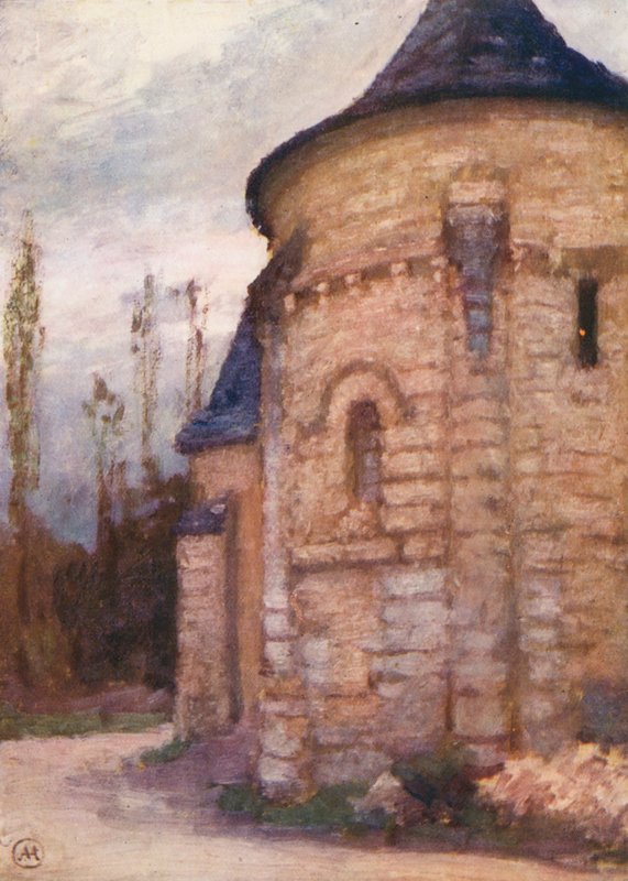 Cravant Old Church by Amy B. Atkinson