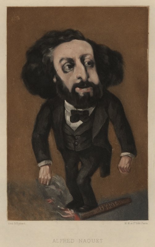 Alfred Naquet by Andre Gill