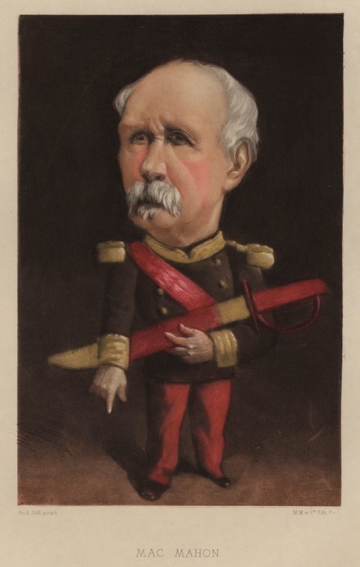 Patrice de MacMahon, Duke of Magenta by Andre Gill
