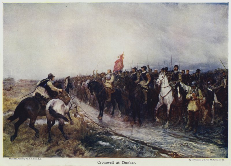 Cromwell at Dunbar by Andrew Carrick (after) Gow