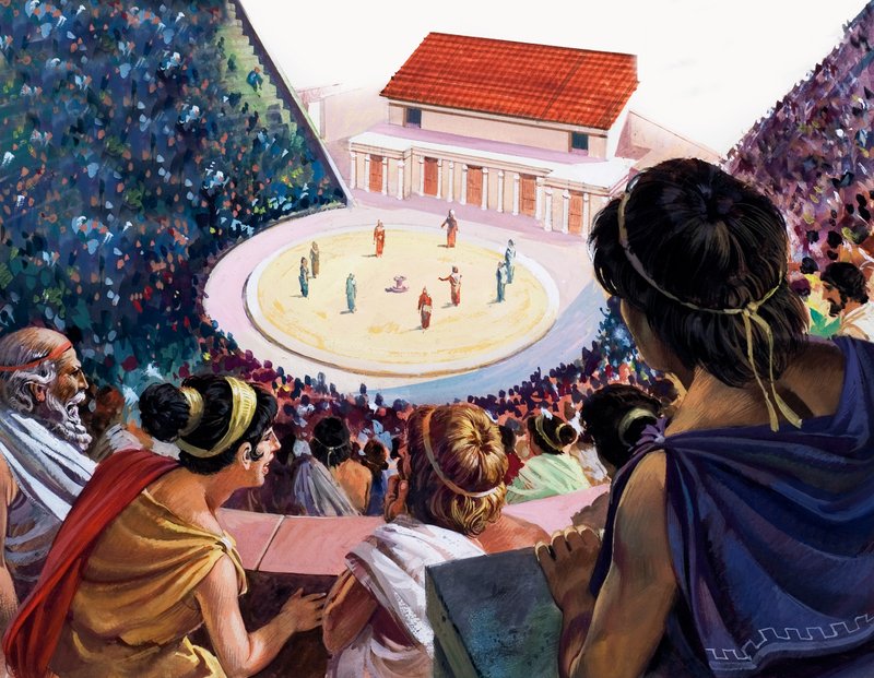 Greek theatre by Andrew Howat