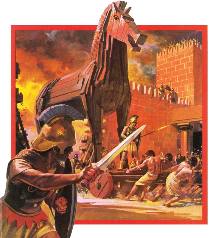 Trojan horse by Andrew Howat