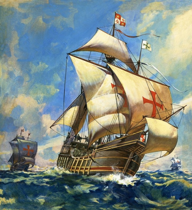 Unidentified sailing ships by Andrew Howat