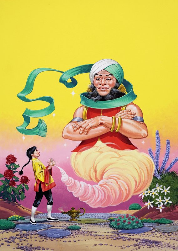 Aladdin and his Wonderful Lamp by Angus McBride