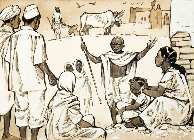 Mahatma Gandhi by Angus McBride