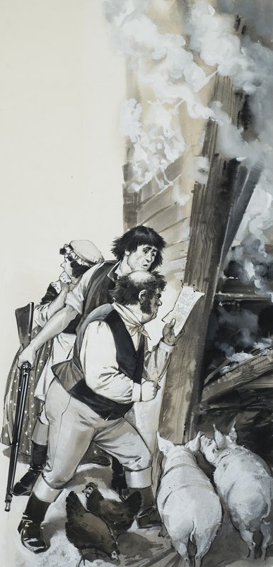 Men with Pigs by Angus McBride