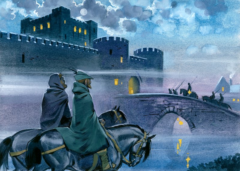 Robin Hood Outside Nottingham Castle by Angus McBride