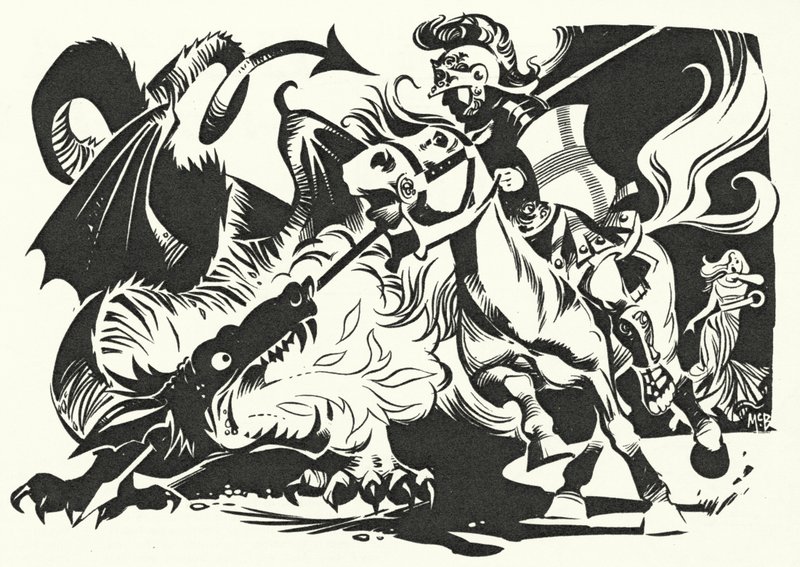 St George and the Dragon by Angus McBride