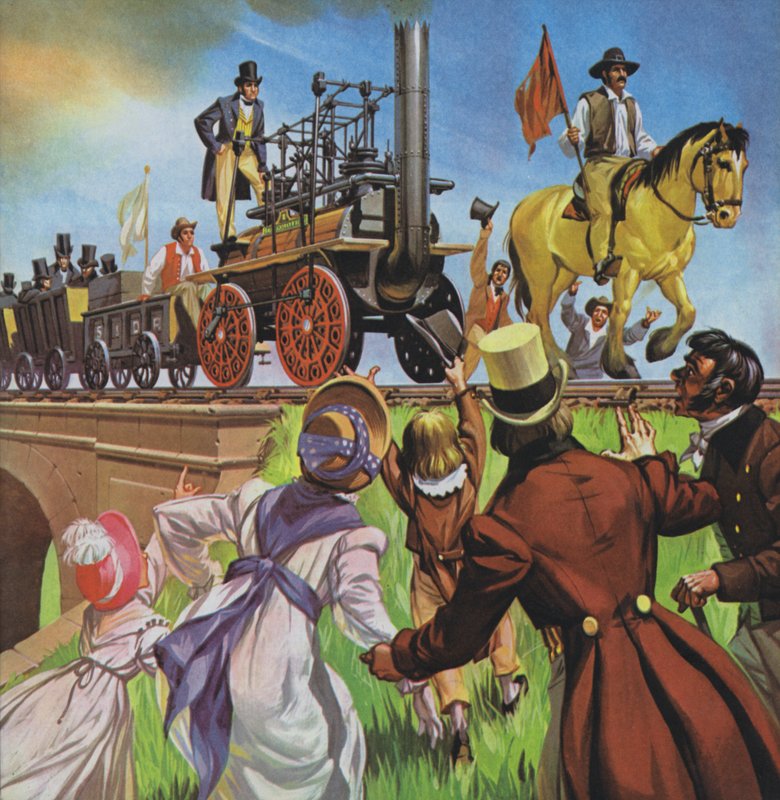 Stockton and Darlington Railway by Angus McBride