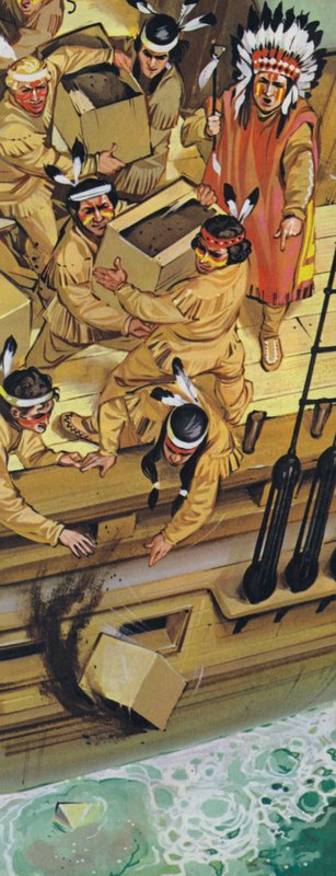 The Boston Tea Party by Angus McBride