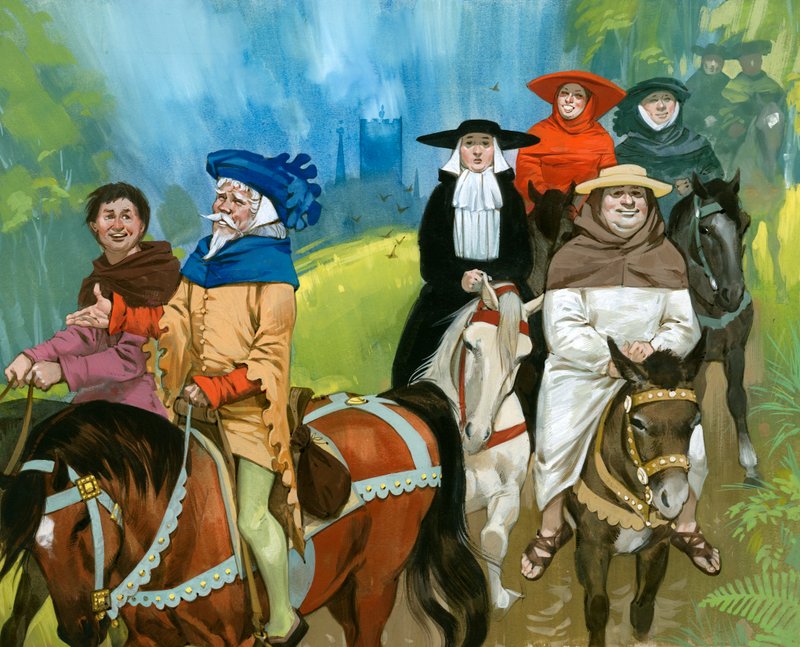 The Canterbury Pilgrims by Angus McBride