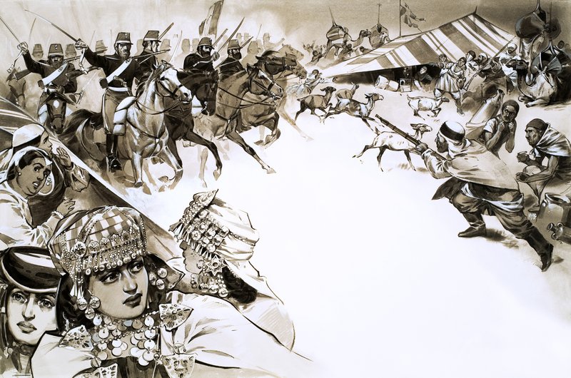 The French invade Algeria by Angus McBride