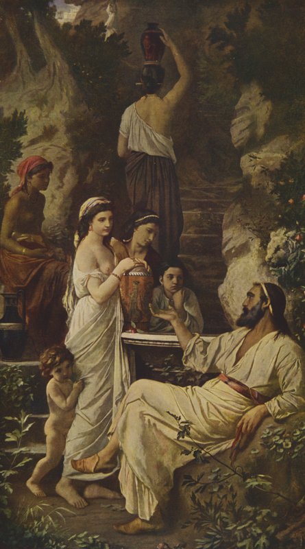 Hafiz at the Fountain by Anselm Feuerbach