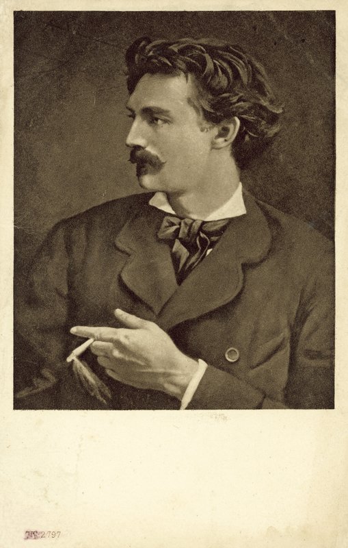 Self-portrait of Anselm Feuerbach by Anselm Feuerbach