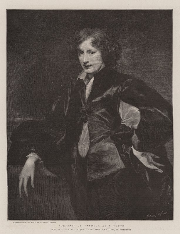 Portrait of Vandyck as a Youth by Anthony van Dyck