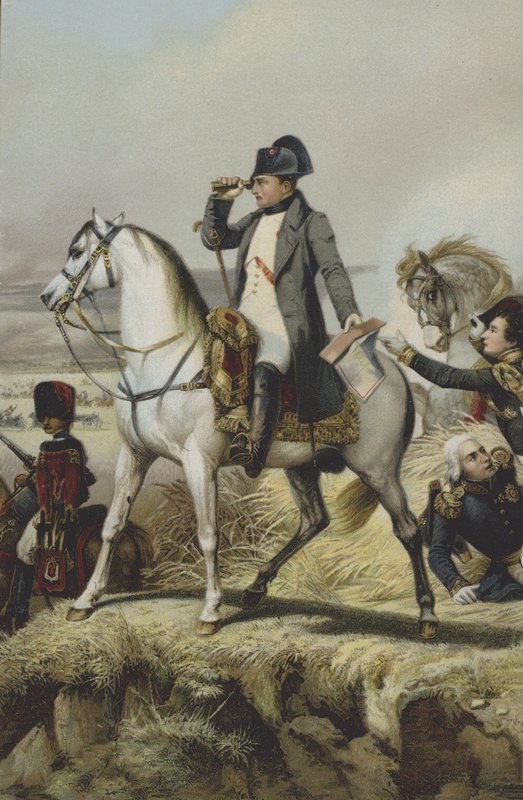Napoleon at Wagram by Antoine Charles Horace Vernet