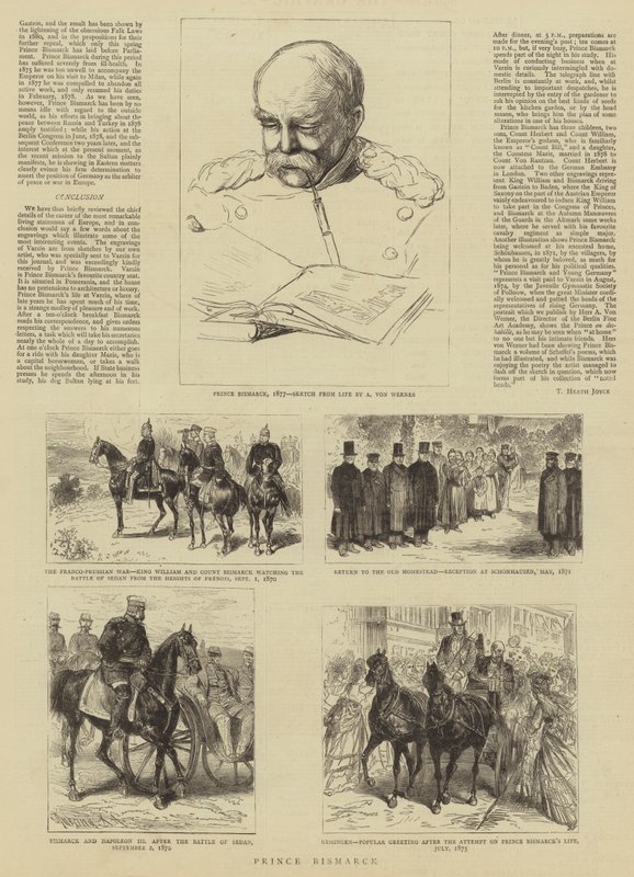 Prince Bismarck by Anton Alexander von Werner