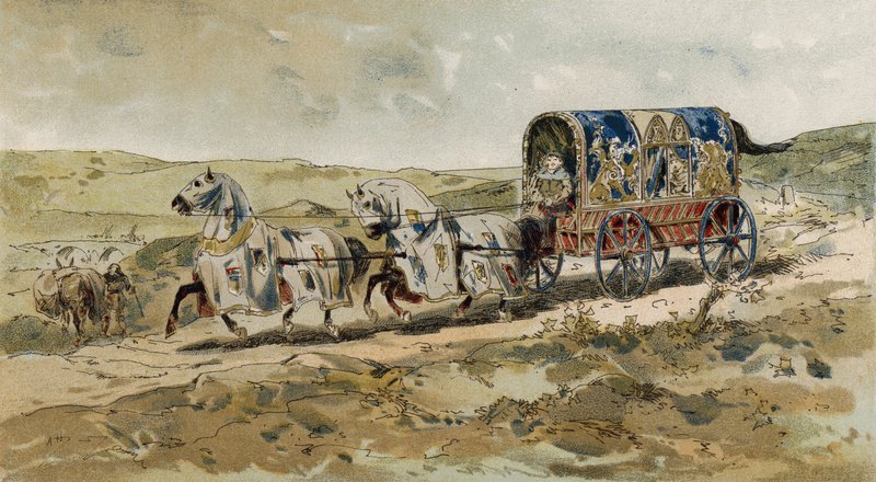 Carriage of a Lady by Armand Jean Heins