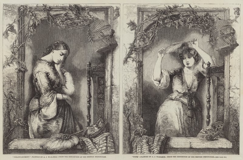 Exhibition of the British Institution by Arthur Joseph Woolmer