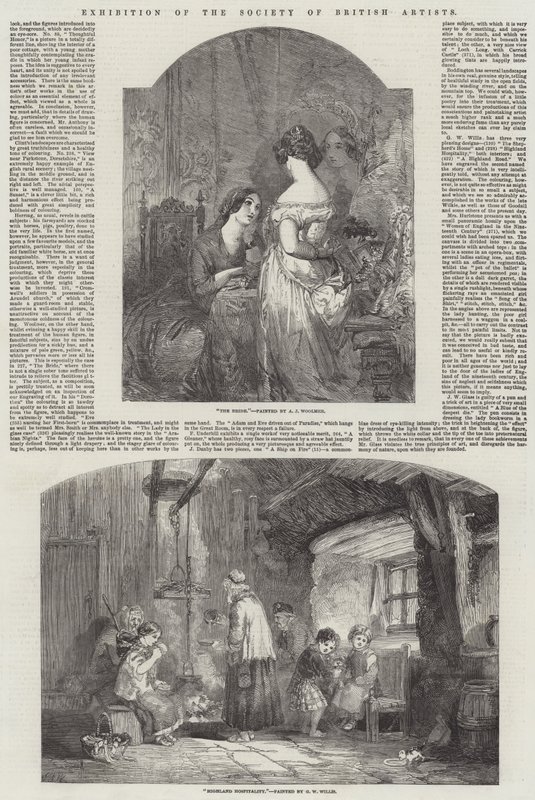 Exhibition of the Society of British Artists by Arthur Joseph Woolmer