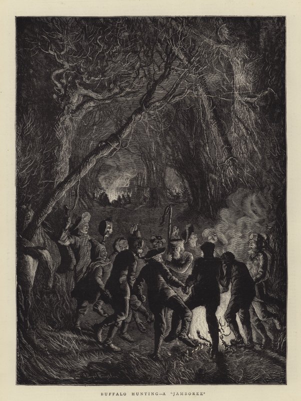Buffalo Hunting, a Jamboree by Arthur Boyd Houghton
