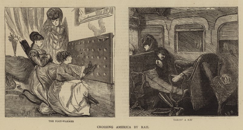 Crossing America by Rail by Arthur Boyd Houghton