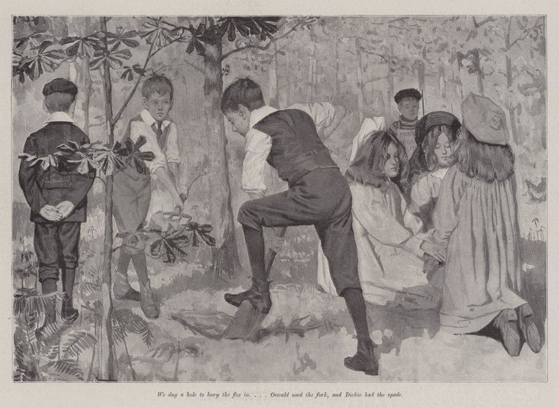 Hunting the Fox, by E Nesbit by Arthur Herbert Buckland