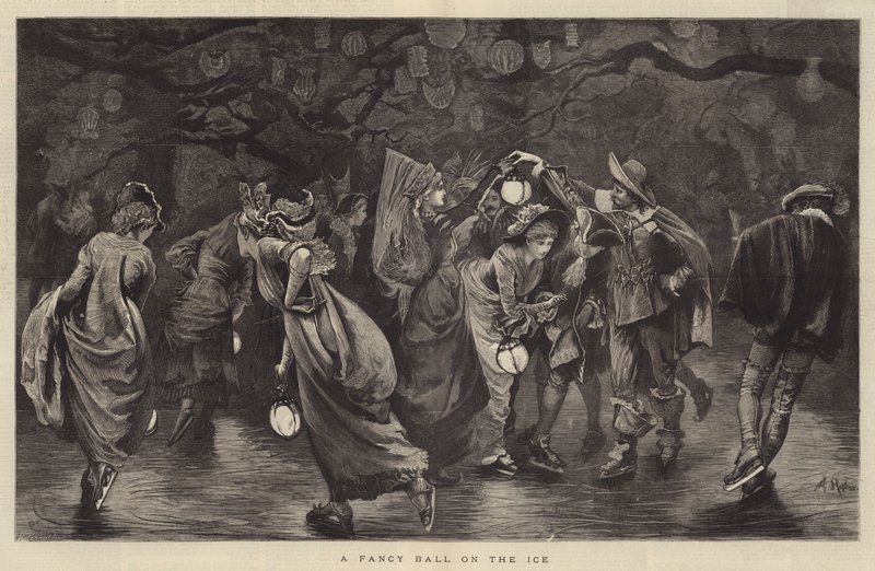 A Fancy Ball on the Ice by Arthur Hopkins