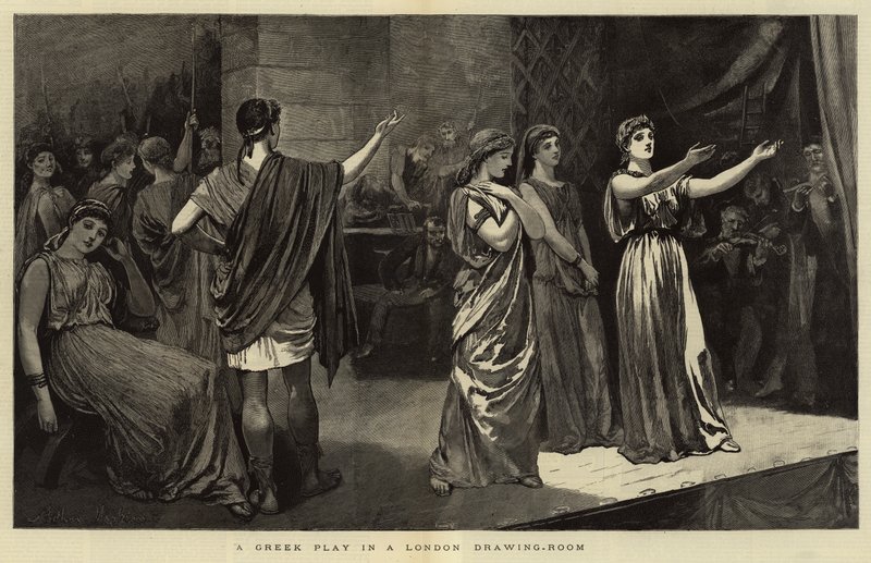 A Greek Play in a London Drawing-Room by Arthur Hopkins