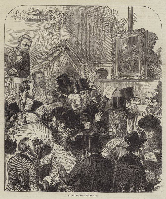 A Picture Sale in London by Arthur Hopkins