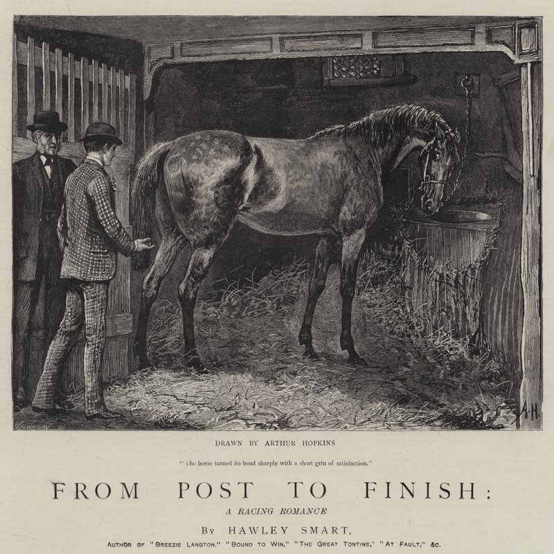 From Post to Finish, a Racing Romance by Arthur Hopkins