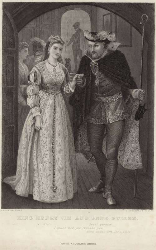 King Henry VIII and Anne Bullen by Arthur Hopkins
