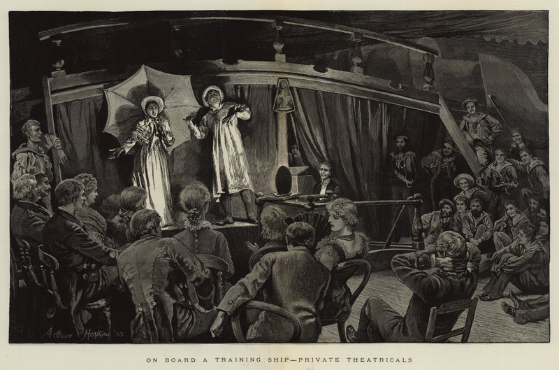 On Board a Training Ship, Private Theatricals by Arthur Hopkins