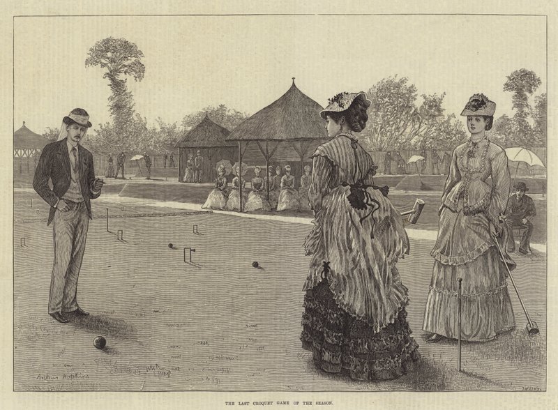The Last Croquet Game of the Season by Arthur Hopkins