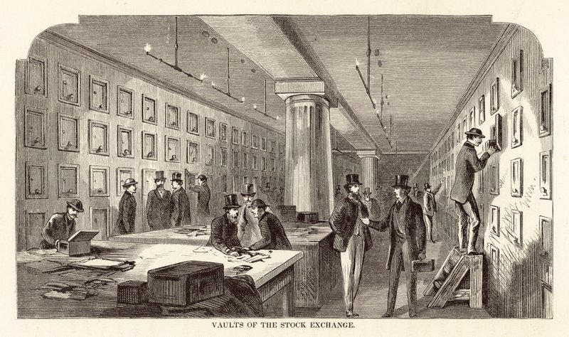 Vaults of the Stock Exchange by Arthur Lumley
