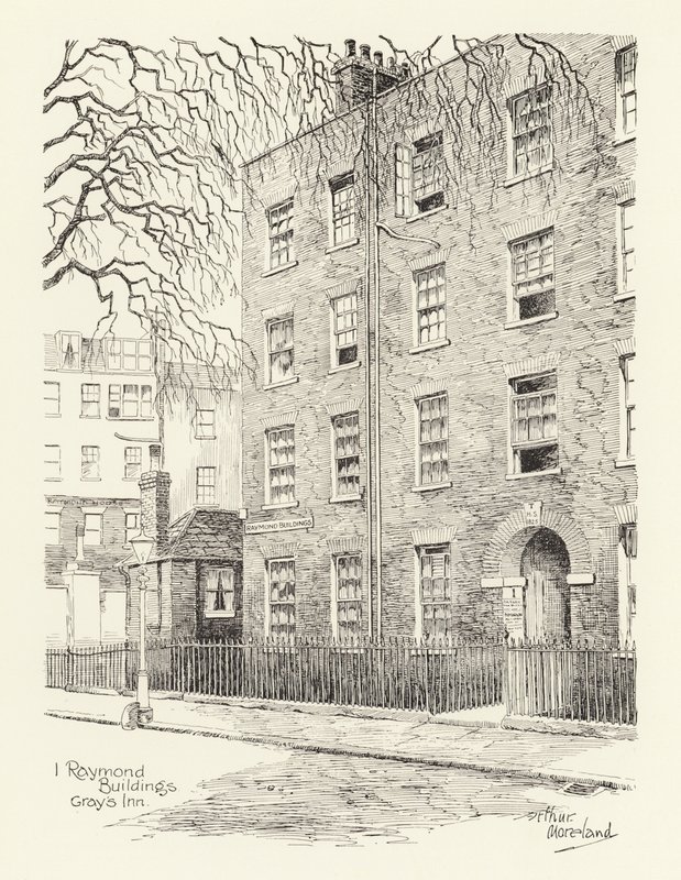 1 Raymond Buildings, Gray’s Inn by Arthur Moreland