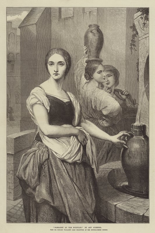 Margaret at the Fountain by Ary Scheffer