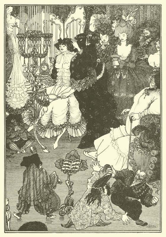 The Toilet of Helen by Aubrey (after) Beardsley