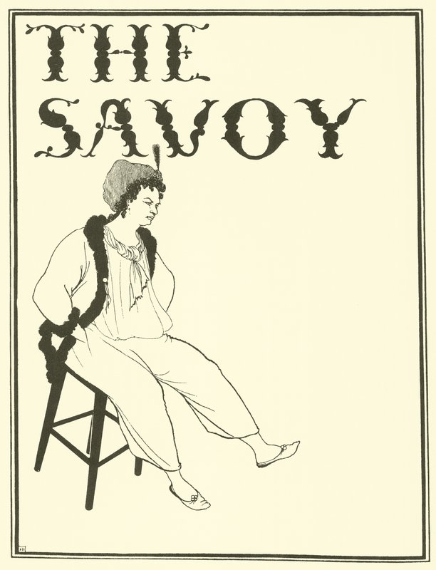 Cover Design, The Savoy by Aubrey Beardsley