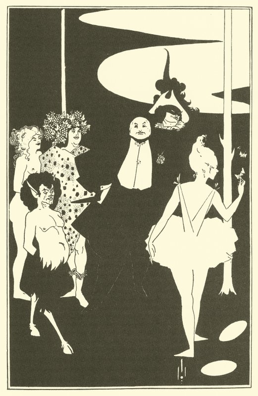 Frontispiece, Plays by John Davidson, 1893 by Aubrey Beardsley