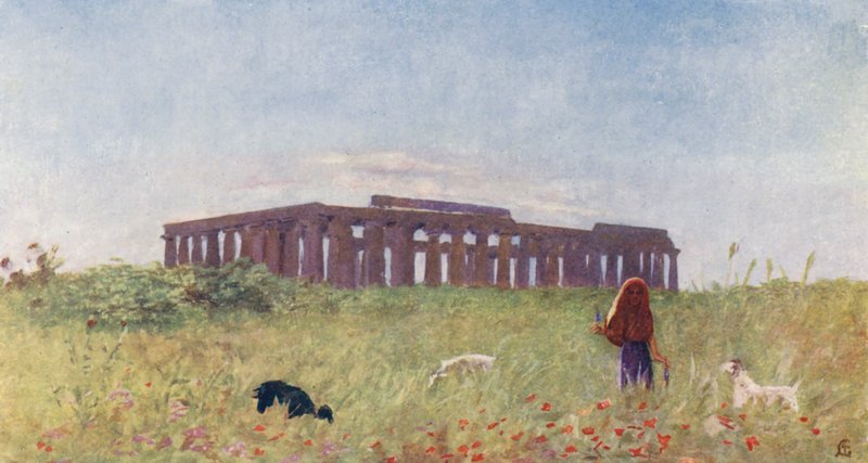 Basilica of Paestum by Augustine Fitzgerald