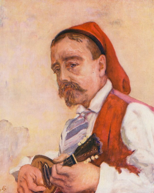 Singer in the Tarantella by Augustine Fitzgerald