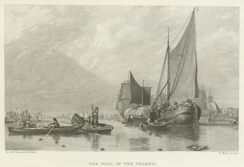The Pool of the Thames by Augustus Wall Callcott
