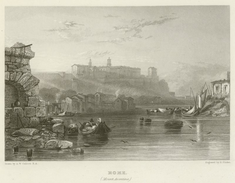 Rome, Mount Aventine by Augustus Wall Callcott